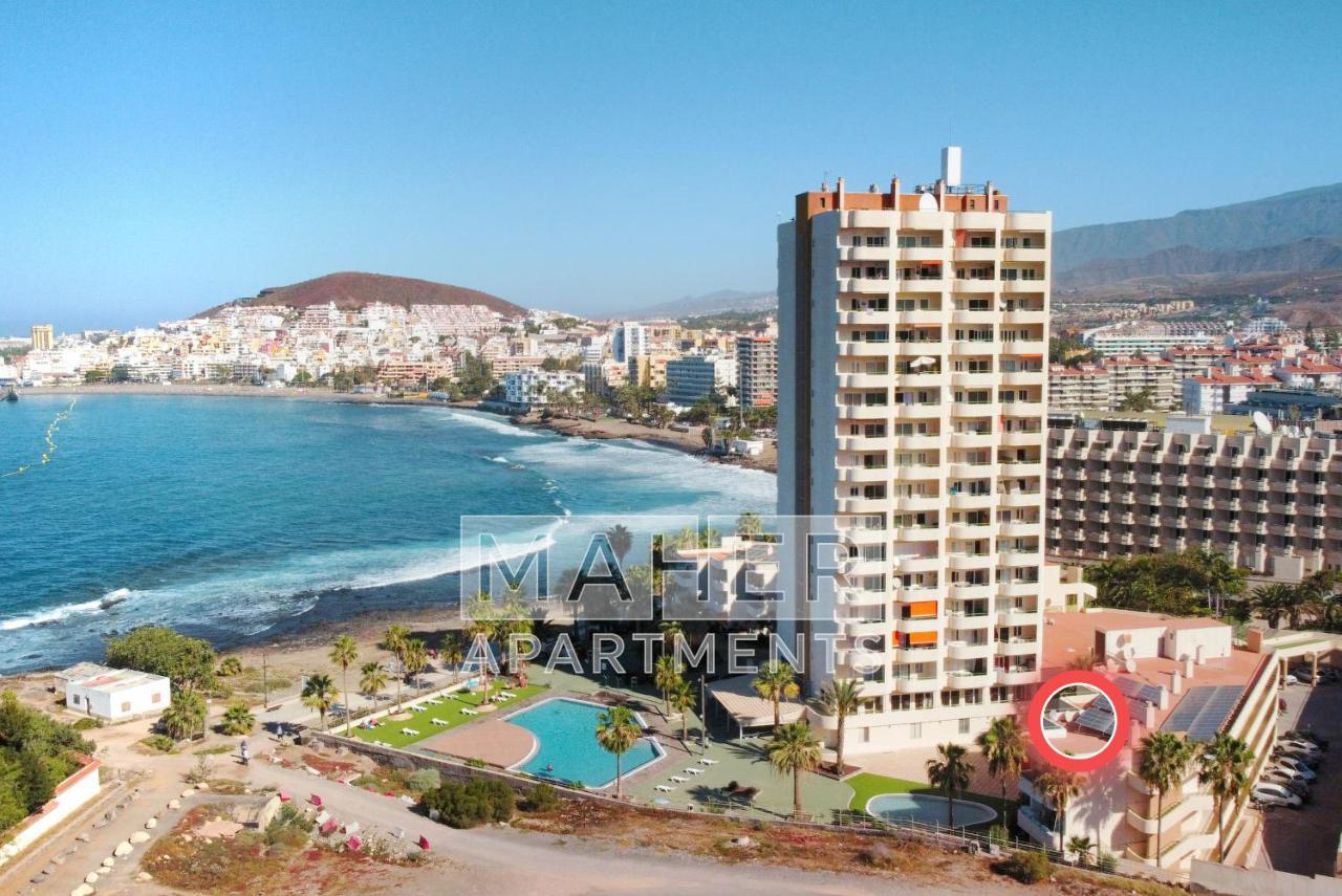 Modern Apartment With An Addictive Terrace View Los Cristianos  Exterior foto