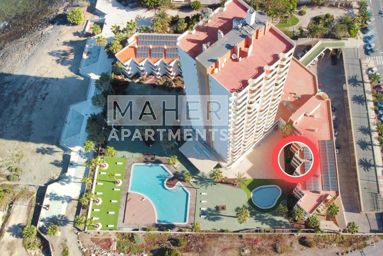 Modern Apartment With An Addictive Terrace View Los Cristianos  Exterior foto